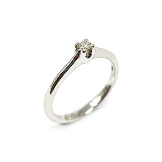Anello Solitario con Diamante CT 0.07