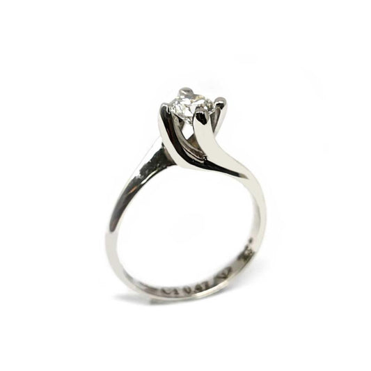 Anello Solitario con Diamante linea Valentino CT 0.47