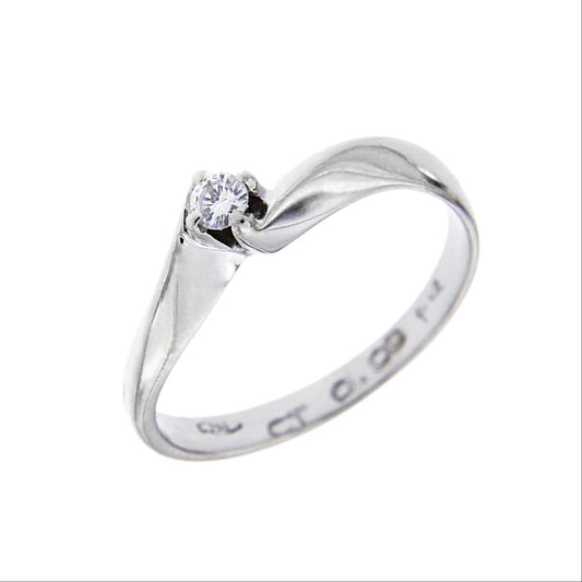 Anello Solitario Fantasia CT 0.09