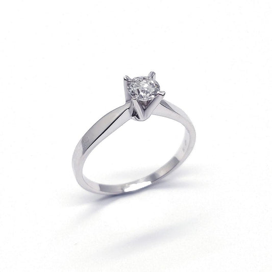 Anello Solitario Giza con Diamante CT 0.45 VVS2 D