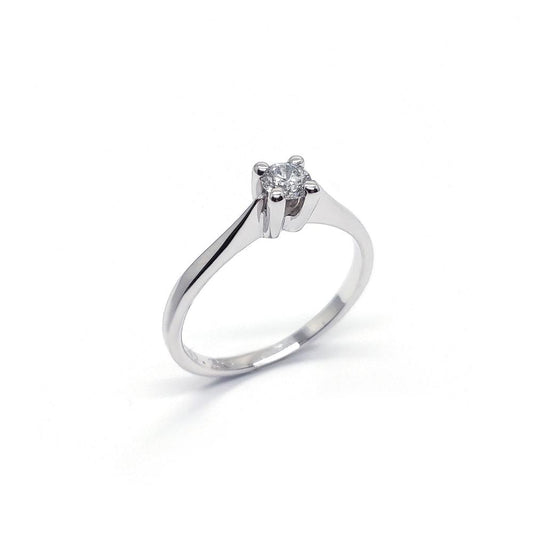 Anello Solitario linea Giza con Diamante CT 0.26