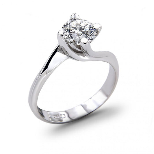 Anello Solitario Linea Valentino CT 1.30 Certificato IGI