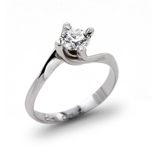 Anello Solitario Valentino con Diamante CT 0.78