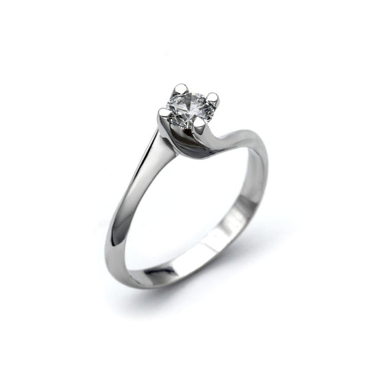 Anello Solitario Valentino con Diamante CT 0.43