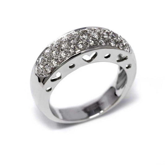 Anello Pavè di Diamanti CT 0.94