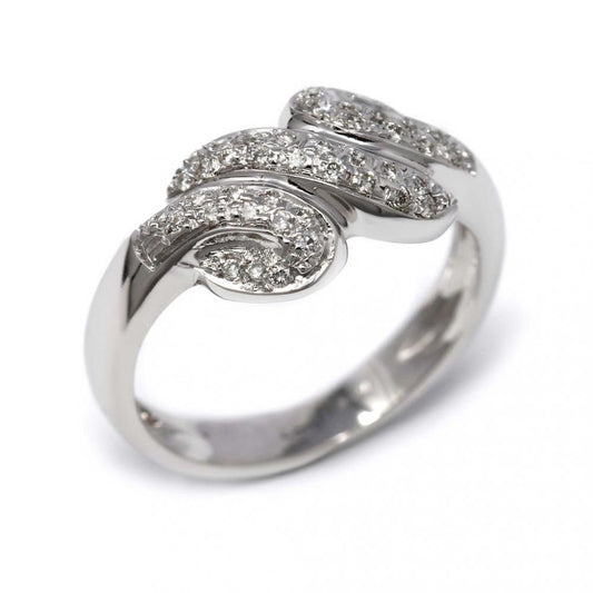 Anello Stilizzato con Diamanti CT 0.26