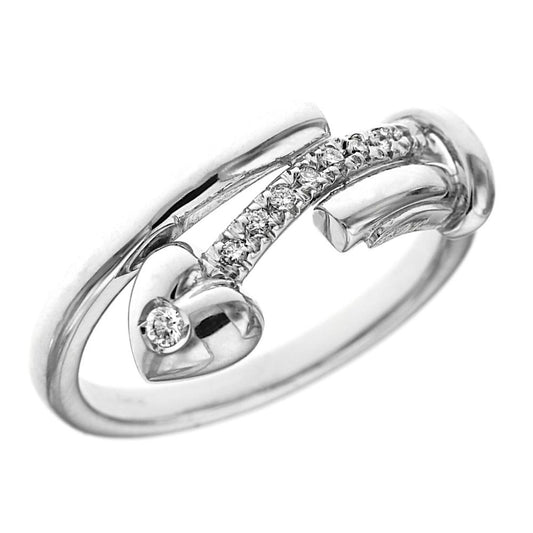 Anello Stilizzato con Diamanti CT 0.11