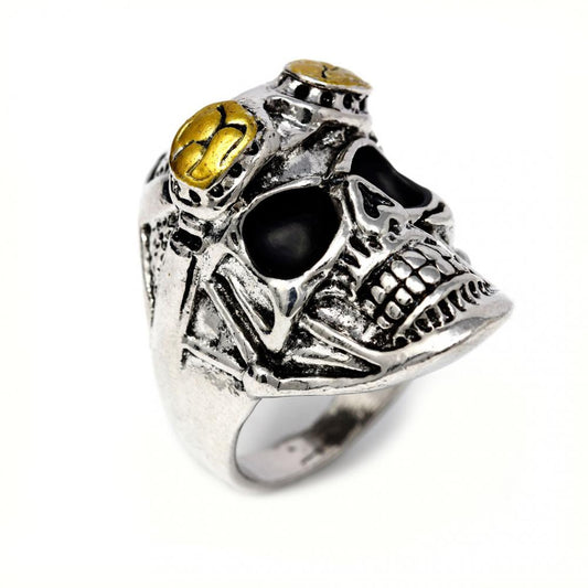 Anello Teschio in Argento 925 mis 25
