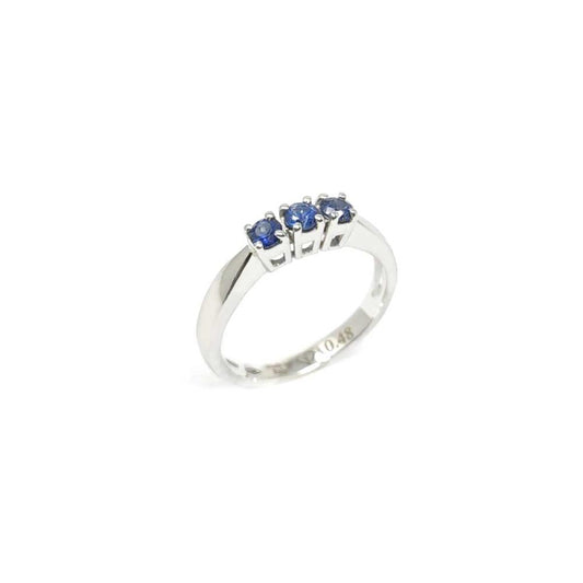 Anello Trilogy con Zaffiri CT 0.48