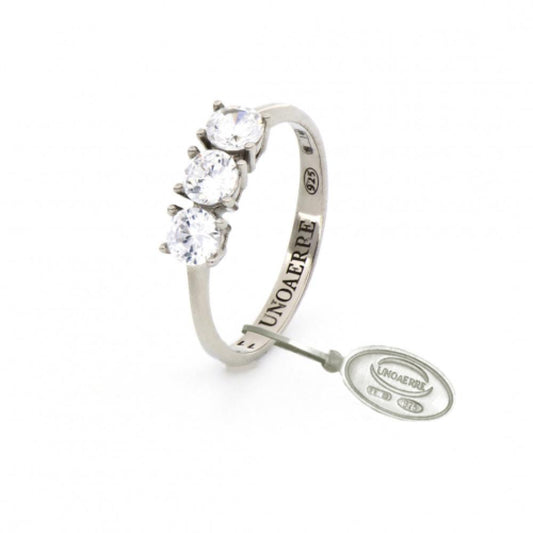 Anello Trilogy in argento bianco UNOAERRE Ref. 5823