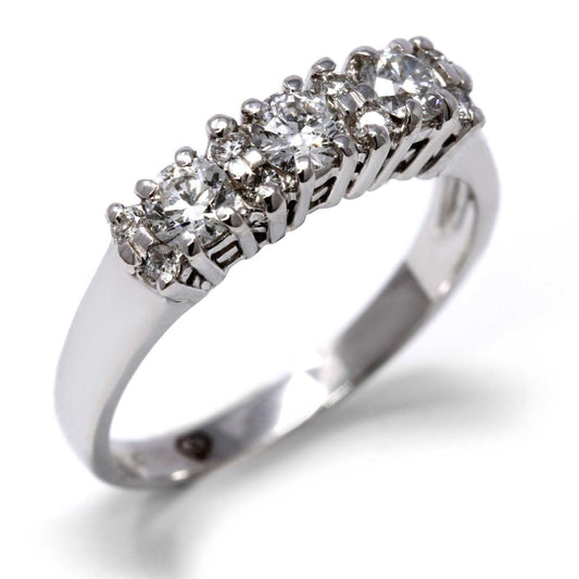 Anello Trilogy Linea Colomba con Diamanti CT 0.57