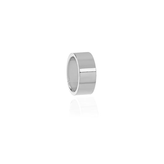 Anello Unoaerre argentato a fascia rif.2551