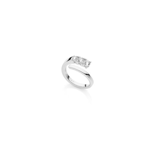 Anello Unoaerre in argento trilogy ref.6237