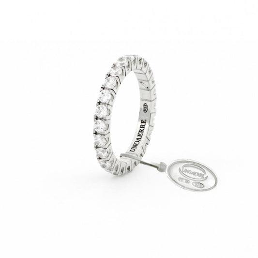 Anello Veretta Maxi in argento bianco UNOAERRE 5818