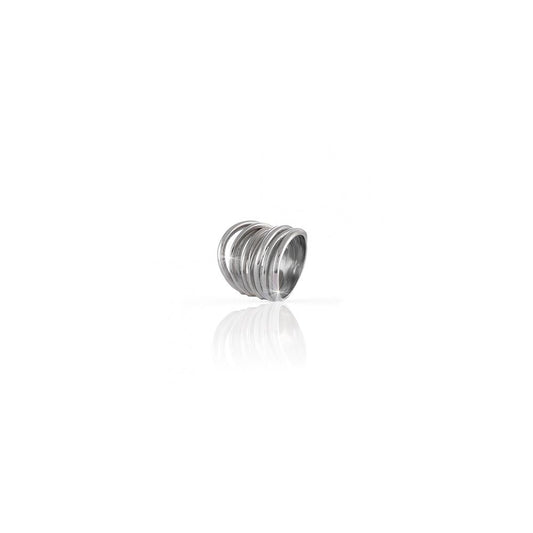Anello Vortice in argento bianco Rif. 5560