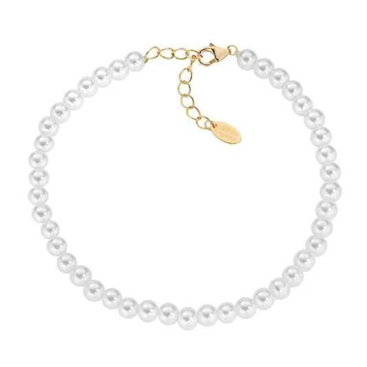 Bracciale con Perle di Cristallo 4 mm Ref.BRPE40SWGB16