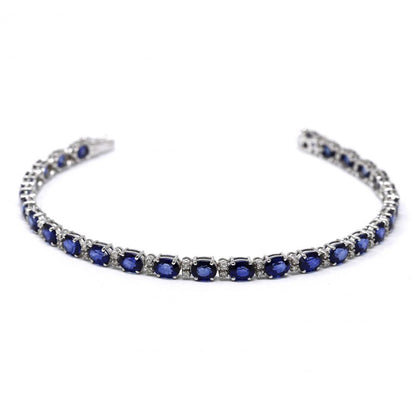 Bracciale con Zaffiri CT 11.98 e Diamanti CT 0.50