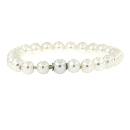 Bracciale di  Perla con Chiusura a Scomparsa mm 7.5/8