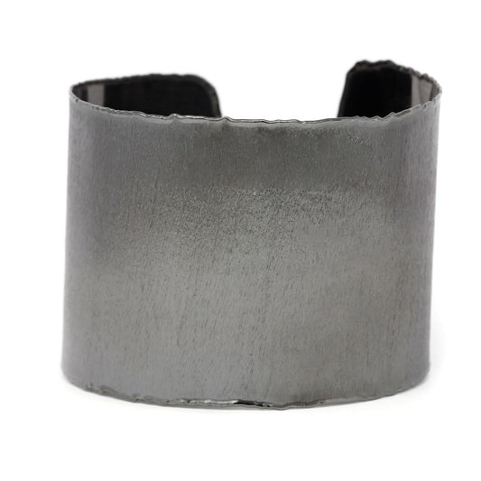 Bracciale Etrusco Molla Piatto in Argento 925 Brunito