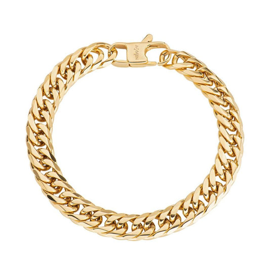 Bracciale Grumetta in Acciaio Dorato Amen ref.ACBR1132G