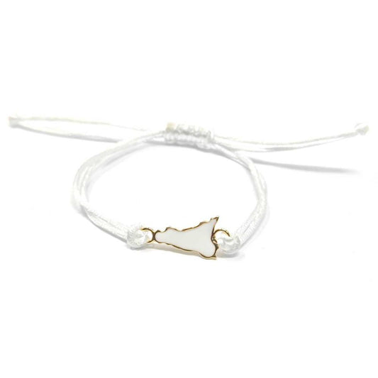 Bracciale in argento dorato con Sicilia smaltata