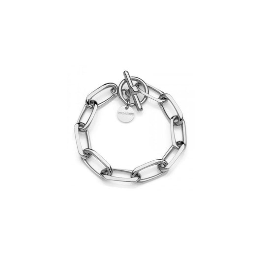 Bracciale in bronzo argentato catena forzatina Unoaerre ref.2028