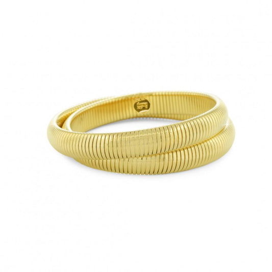 Bracciale in Bronzo Dorato Tubogas