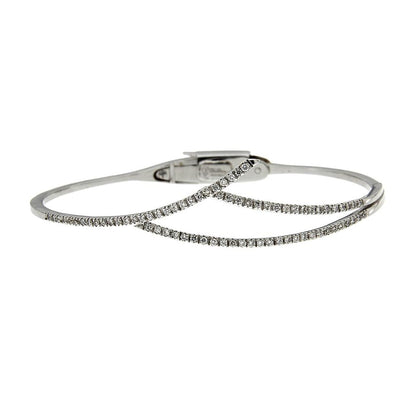 Bracciale Rigido con 74 Diamanti CT 0.78