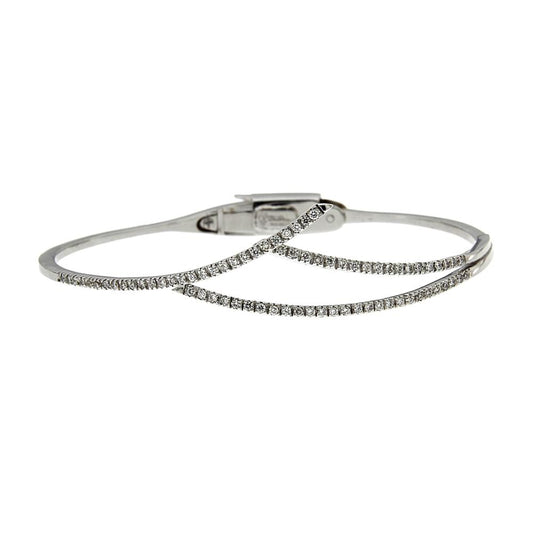 Bracciale Rigido con 74 Diamanti CT 0.78