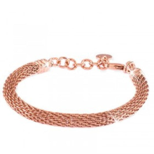 Bracciale semi rigido in argento rosa UNOAERRE Ref. 1375