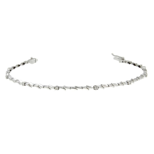 Bracciale Semirigido con Diamanti CT 0.20 VS SI F