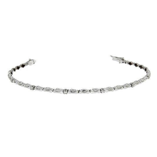 Bracciale Semirigido con Diamanti CT 0.20