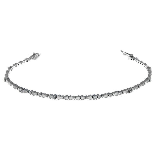 Bracciale Semirigido con Diamanti CT 0.20