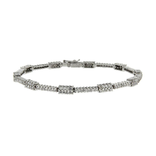 Bracciale Semirigido con 114 Diamanti CT 2.20 VVS IF F