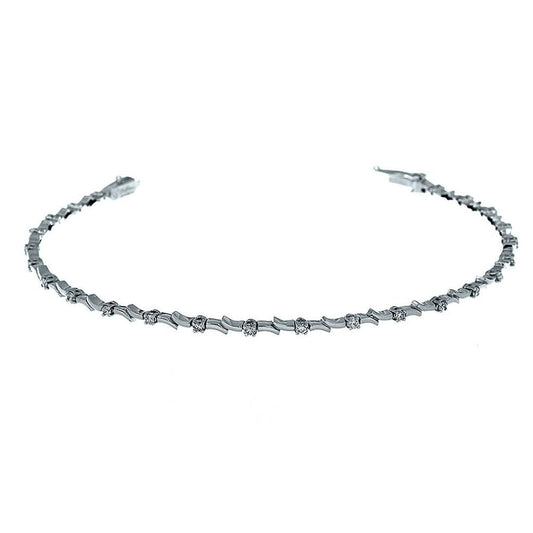 Bracciale Semirigido con Diamanti CT 0.41