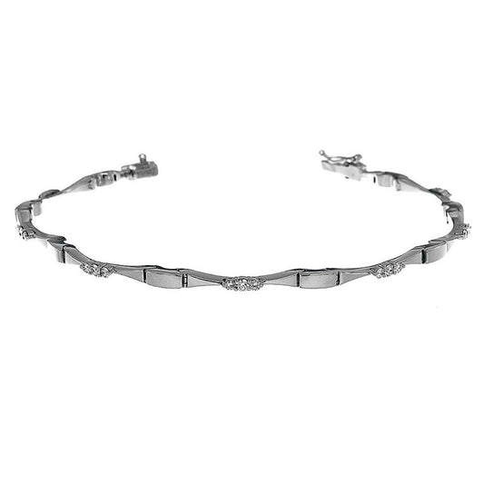 Bracciale Semirigido con 25 Diamanti CT 0.68