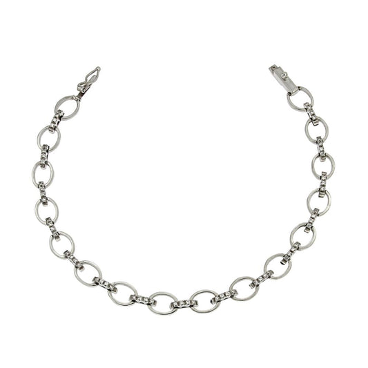 Bracciale Semirigido con 50 Diamanti CT 0.40