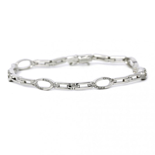 Bracciale Semirigido con Diamanti CT 0.26