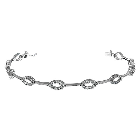 Bracciale Semirigido con Diamanti CT 1.45