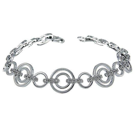 Bracciale Semirigido con Diamanti CT 0.48