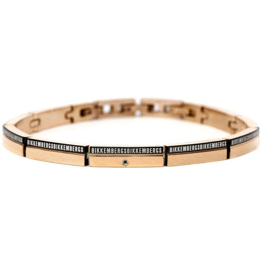 BRACCIALE SOTTILE UOMO BIKKEMBERGS CON DIAMANTE