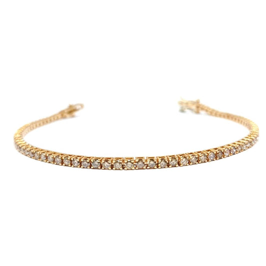 Bracciale Tennis con Diamanti Brown CT 2.70