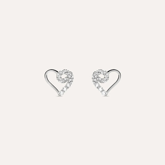 Orecchini Lobo Bon Ton Oro Bianco Stroili Ref. 1400955