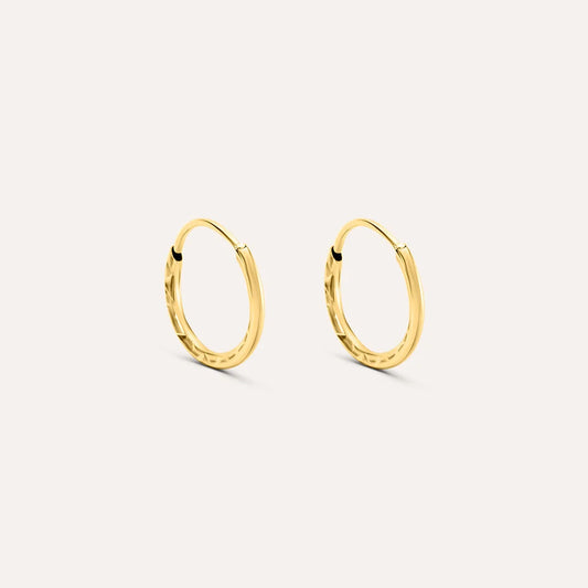 Orecchini A Cerchio Toujours Oro Giallo Stroili Ref. 1401005