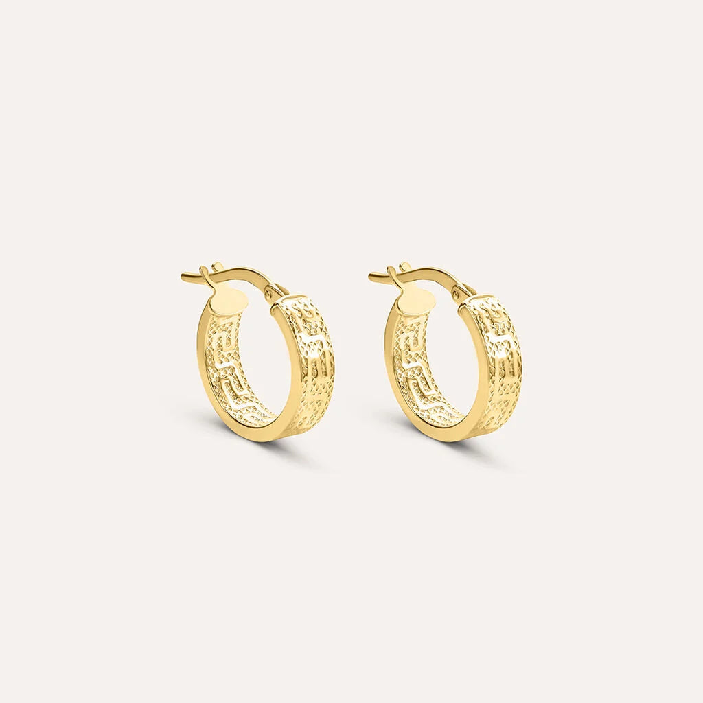 Orecchini A Cerchio Toujours Oro Giallo Stroili Ref. 1417111