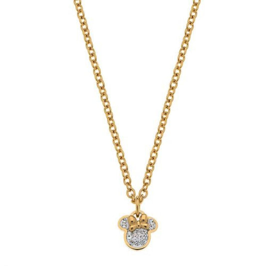 Collana Bambina Disney Minnie e zirconi bianchi