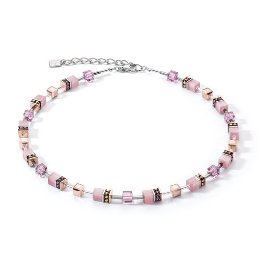 Collana geocube iconic monochrome lilla