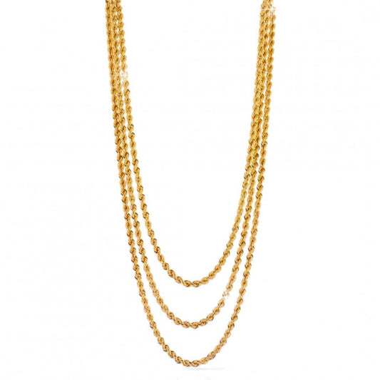 Collana in bronzo dorato tre Fili UNOAERRE 1516