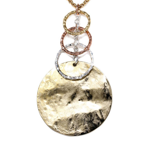 Collana lunga con finitura a medaglia UNOAERRE 0495