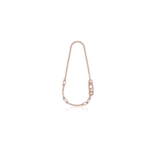 Collana lunga Square con finitura a righe Unoaerre ref.2152
